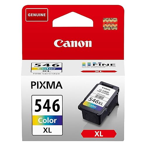 Canon Cartucho de Tinta Color de Alto Rendimiento CL-546XL Original - Imprime hasta 300 Páginas A4 (1 Cartucho) - Compatib...