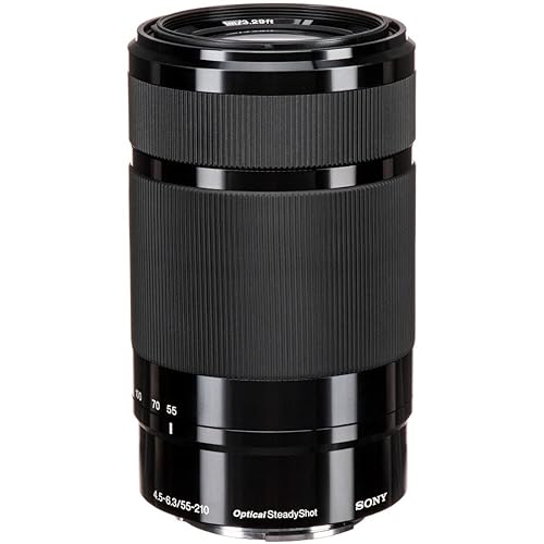 Sony SEL55210 – 55-210 mm F4.5-6.3 teleobjetivo zoom APS-C, compacto y ligero con OSS, montura E. Ideal para viajes, natur...