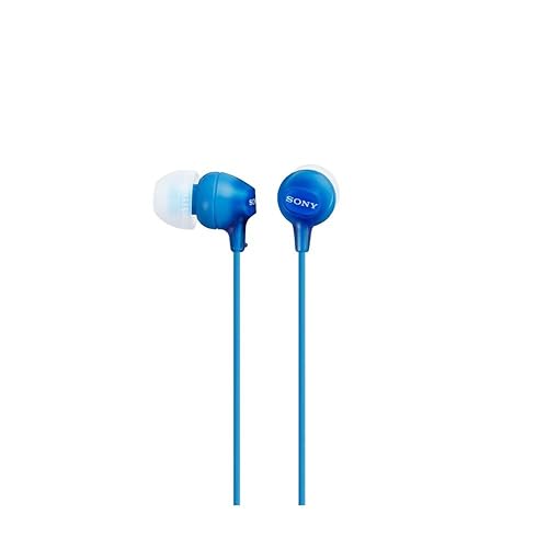 Sony Auriculares intrauditivos originales, azules (sin micrófono)