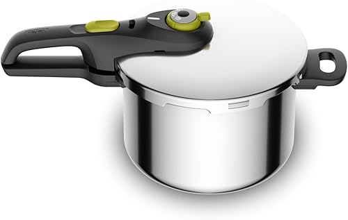 Tefal Secure 5 Neo - Olla a presión de 6L, Ahorro energético hasta 50%, cocción a presión, 2 programas, sistema seguridad ...