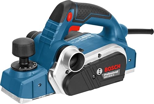 Bosch Professional cepillo GHO 26-82 D (potencia 710 W, incl. tope paralelo, llave hexagonal SW 2,5, bolsa de tela para el...