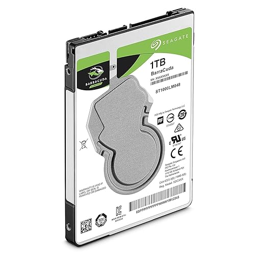 SEAGATE Technology Barracuda 1TB HDD SATA 6 GB/s 5400rpm, 6,4 cm 7 mm bauhã ¶ he 128 MB de caché BLK