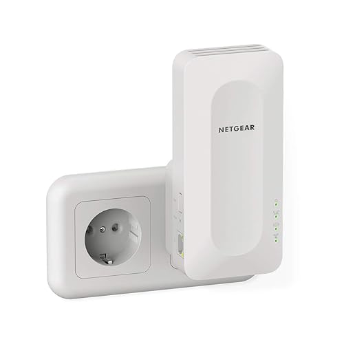 NETGEAR Extensor Rango WiFi 6 (EAX15): hasta 100 m2 más, 20 disp. con Rep. y Booster de señal inalám. Doble Banda AX1800 (...