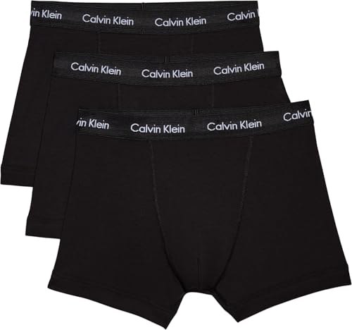 Calvin Klein Calzoncillos bóxer Hombre Pack de 3 Trunks Ropa...