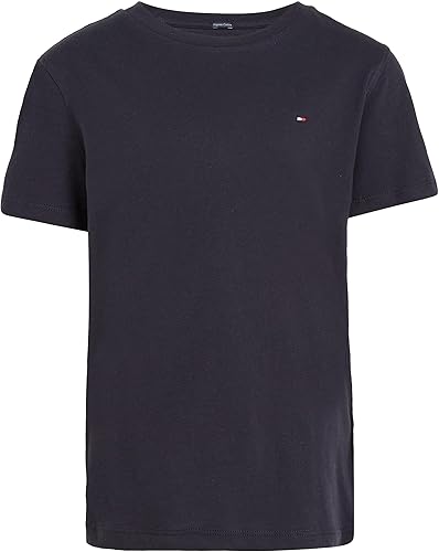 Tommy Hilfiger Camiseta de Manga Corta Chicos con Cuello Redondo