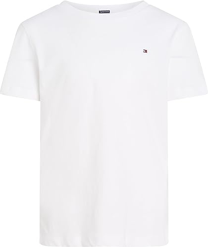 Tommy Hilfiger Camiseta de Manga Corta Chicos con Cuello Redondo
