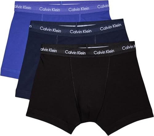 Calvin Klein Calzoncillos bóxer Hombre Pack de 3 Trunks Ropa...
