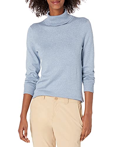Amazon Essentials Mujer Jersey de Cuello Vuelto, Manga Larga, Ligero y de Ajuste Clásico (Disponible en Tallas Grandes)