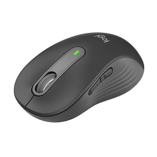 Logitech Signature M650 L ratón inalámbrico de tamaño Normal - para Manos Grandes, 2 años de Pila, clics silenciosos, Boto...