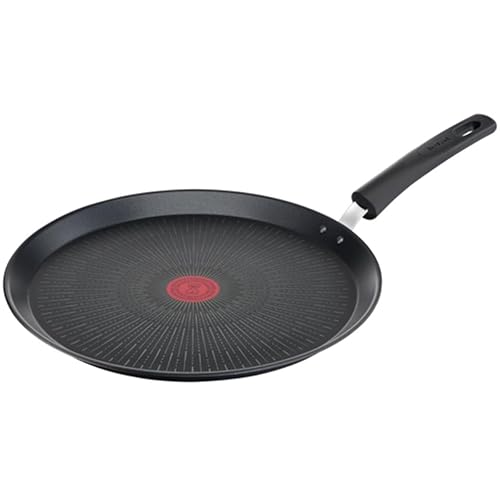 Tefal Unlimited On Sartén, Crepera 28 cm con revestimiento resistente, Thermo-signal, Apta para gas, Vitrocerámica, Eléctr...