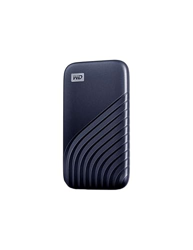 WD My Passport 1TB SSD Externo Portátil, Disco duro externo SSD con velodidad de lectura de hasta 1050 MB/s 1000 MB/s de e...