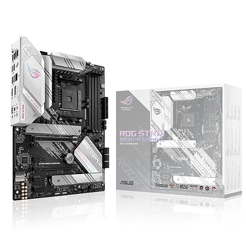 ASUS Rog Strix B550-A Gaming - Placa Base de Gaming ATX AM4 AMD B550 Ryzen (PCIE 4.0, etapas de Potencia agrupadas, Intel ...