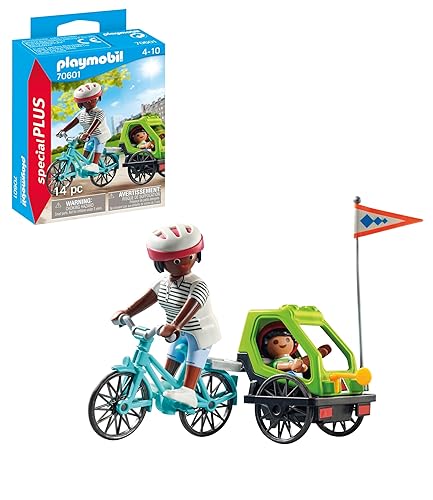 PLAYMOBIL - 70601 - Cyclistes maman et enfant