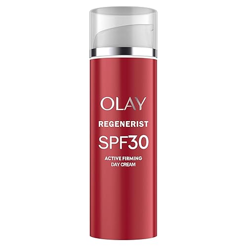 Olay Regenerist Crema Facial de Día SPF30. Hidratante Antiarrugas y Reafirmante Activa con Protección Solar SPF30, Niacina...