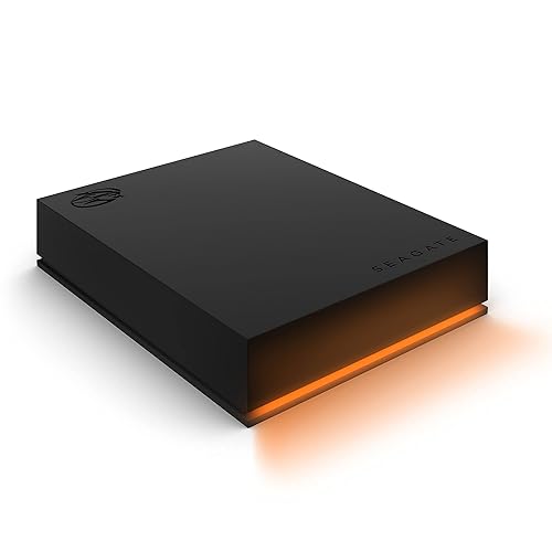 Seagate FireCuda Gaming HDD 5TB, Disco Duro Externo Portátil, PC Gaming, USB 3/2, incl. servicio de rescate (STKL5000400)