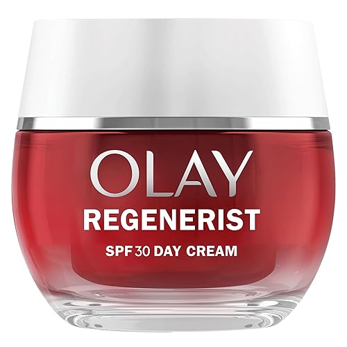 Olay Regenerist Crema Facial de Día SPF30. Hidratante Antiarrugas y Reafirmante Activa con Protección Solar SPF30, Niacina...