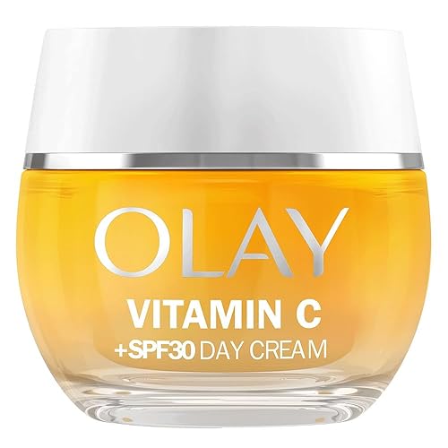 Olay Vitamin C Crema Facial de Día SPF30. Skincare Hidratante, Iluminador y Antimanchas con Protección Solar SPF30. Con Vi...