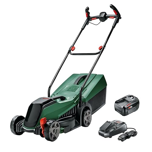 Bosch Home and Garden 06008B9A07 Cortacésped a Batería CityMower, 18 V, 1 Batería 4.0 Ah, Ancho de Corte: 32 cm, Céspedes ...
