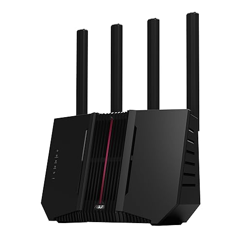 ASUS RT-BE92U - Router WiFi 7 tribanda BE9700, Compatible con 320 MHz y 4096-QAM, Funcionamiento multienlace (MLO), detecc...
