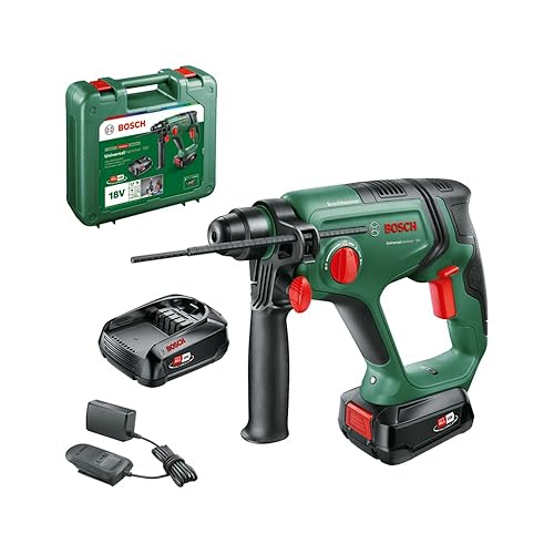 Bosch Taladro Percutor a Batería Universalhammer 18V (2 Baterías 2,5 Ah, Sistema De 18V; Taladrado/Taladrado con Percutor/...