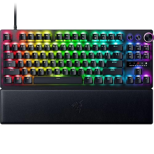 Razer Huntsman V3 Pro TKL - A Teclado óptico analógico para Esports - Snap Tap & Rapid Trigger (Modalità Attivazione Rapid...
