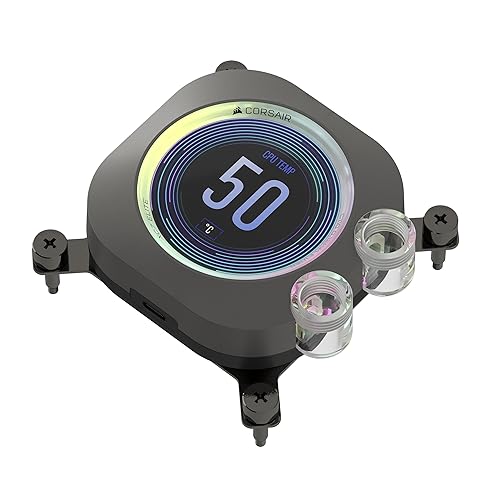 Corsair iCUE XC7 RGB Elite LCD Bloque de Agua para CPU Gris Sigilo