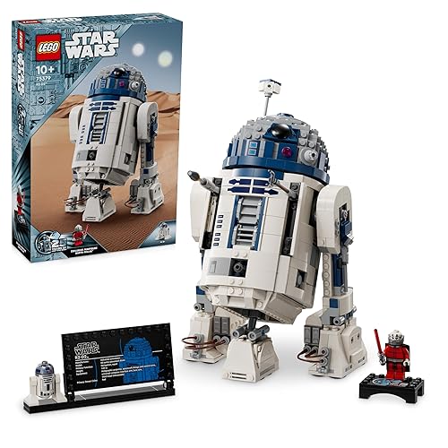 LEGO Star Wars 75379 R2-D2 Figura Articulada de Droide de Juguete con Cabeza Giratoria, Periscopio y Herramientas - Minifg...