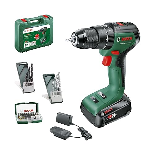 Bosch taladro percutor a batería UniversalImpact 18V-60 (Taladrar/atornillar en madera/metal, taladrar con percusión en ma...