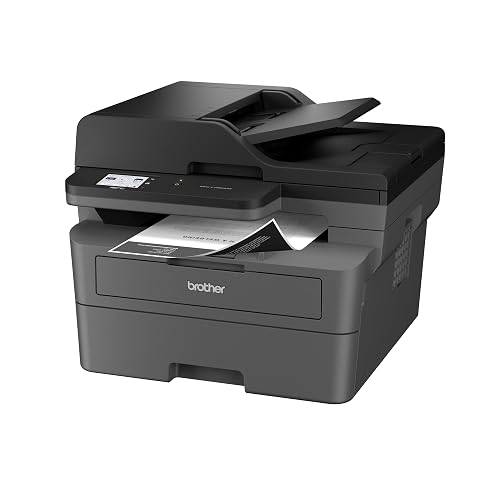 Brother MFCL2860DW, Impresora multifunción láser Monocromo WiFi con fax, impresión automática a Doble Cara y ADF de 50 Hojas