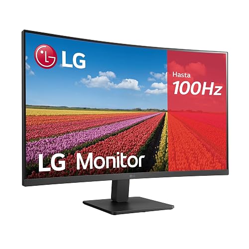 LG 32MR50C-B - Monitor Curvo 32", Panel VA FHD 1920x1080 16:9 1500R, 100 Hz, AMD FreeSync Premium, Super Resolution+, 2× H...