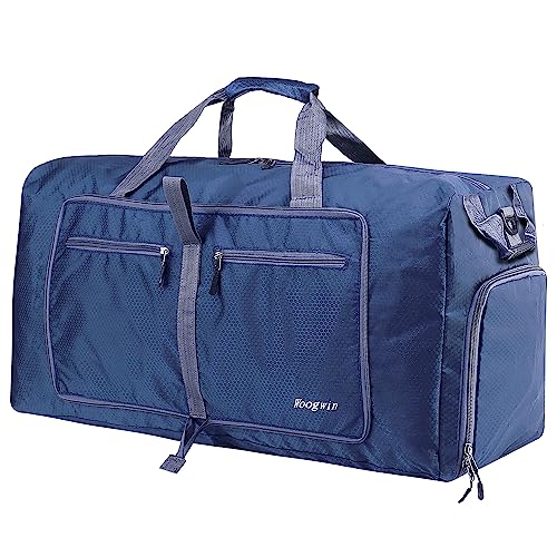 ehsbuy 100L Bolsa de Viaje Plegable Bolsa de Viaje Hombre y Mujeres Bolsa Deporte Impermeable Grande Bolso Ligero de Fin de…