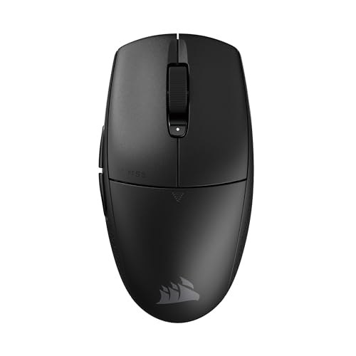 Corsair M55 Wireless Ratón Ligero para Juegos FPS – 2.4GHz & Bluetooth – 24,000 PPP – Batería de Larga Duración – Seis Bot...