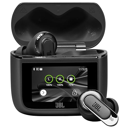 JBL Tour Pro 3, Earbuds inalámbricos True Wireless, estuche de carga inteligente, 40 h de autonomía, Bluetooth, cancelació...