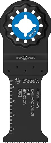 Bosch 1x Hoja multiherramienta PRO Non Ferrous Metal AIZ 32 AIB (para Metales no ferrosos, Metales no ferrosos, Anchura 32...