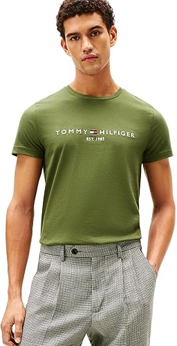Tommy Hilfiger Camiseta de Manga Corta Hombre Slim Fit