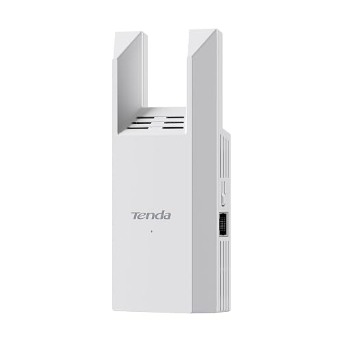 Tenda A18 AC1200 Repetidor WiFi, Extensor Amplificador Doble Banda 2.4/5 GHz, Cobertura hasta 150 m², Puerto Ethernet, Mod...