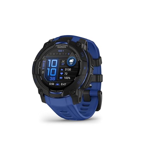 Garmin Instinct 3, Reloj Inteligente con GPS, Pantalla AMOLED de 45 mm, Resistente al Agua, Aplicaciones Deportivas integra…