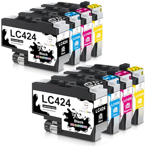 Miss Deer LC424 Cartuchos de Tinta Compatibles para Brother...