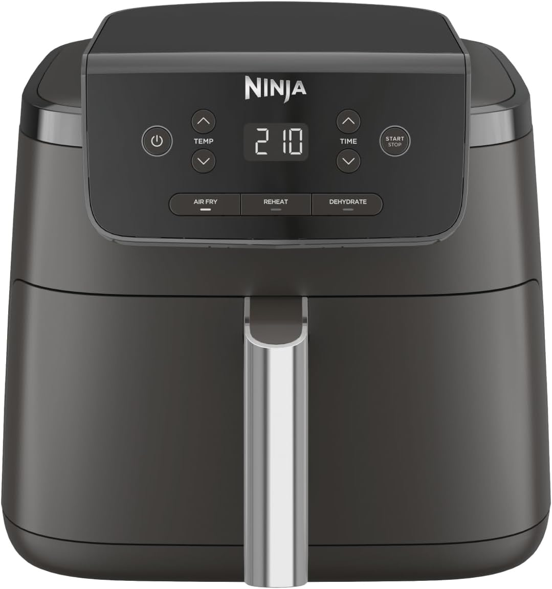 Ninja freidora de aire de 4,7 l, monocajón, 3 en 1