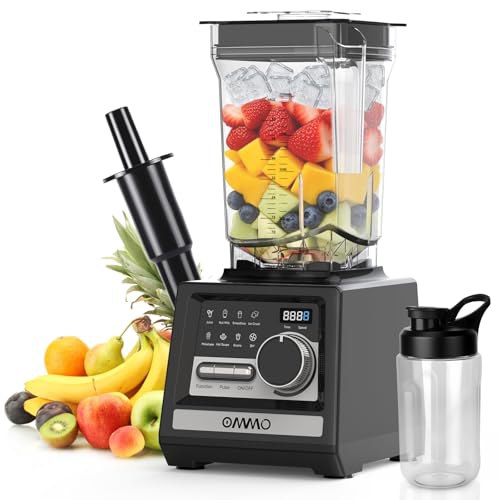 OMMO 2L Batidora de Vaso, 1800W Batidora Smoothies con 9...