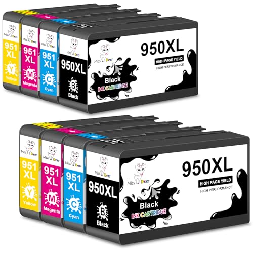 Miss Deer 950XL 951XL Cartucho de Tinta Compatible para HP...
