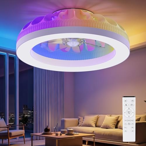 Ateroll Ventilador de Techo con luz