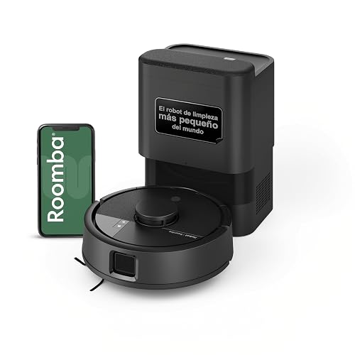 iRobot Roomba Mini Robot Aspirador y Friegasuelos con Base AutoEmpty (hasta 90 días), Navegación LiDAR, Aspiración 7000 P...