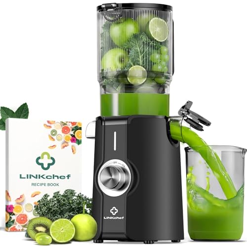 LINKChef extractor de zumos y verduras, boca de 115 mm y 1