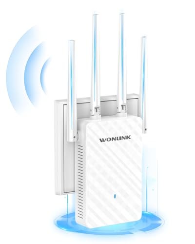 WONLINK Amplificador Señal WiFi, AC1200Mbps Repetidor WiFi...