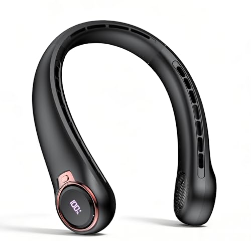 ACELIFE Ventilador de Cuello Portátil Silencioso con 6000 mAh