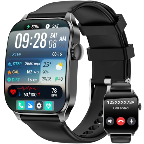 Haulvean Reloj Inteligente Hombre Mujer, 1