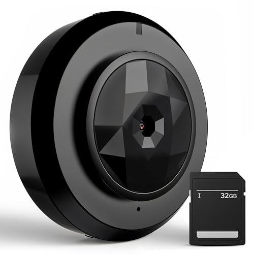 RASTLY Cámara Espía Mini + Micro SD 32GB WiFi Full HD 1080P...