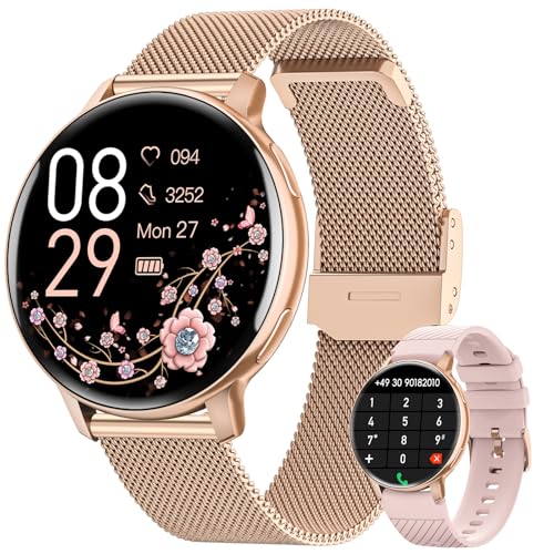 Reloj Inteligente Mujer, 1.39 HD Smartwatch Mujer con...