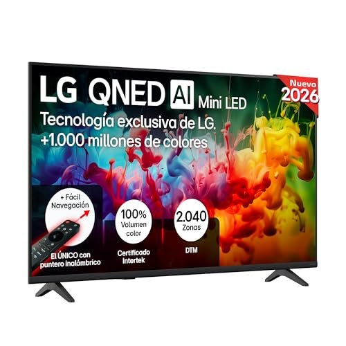 LG 43QNED70B6C - TV 43, QNED MiniLED, 4K AI, Smart TV